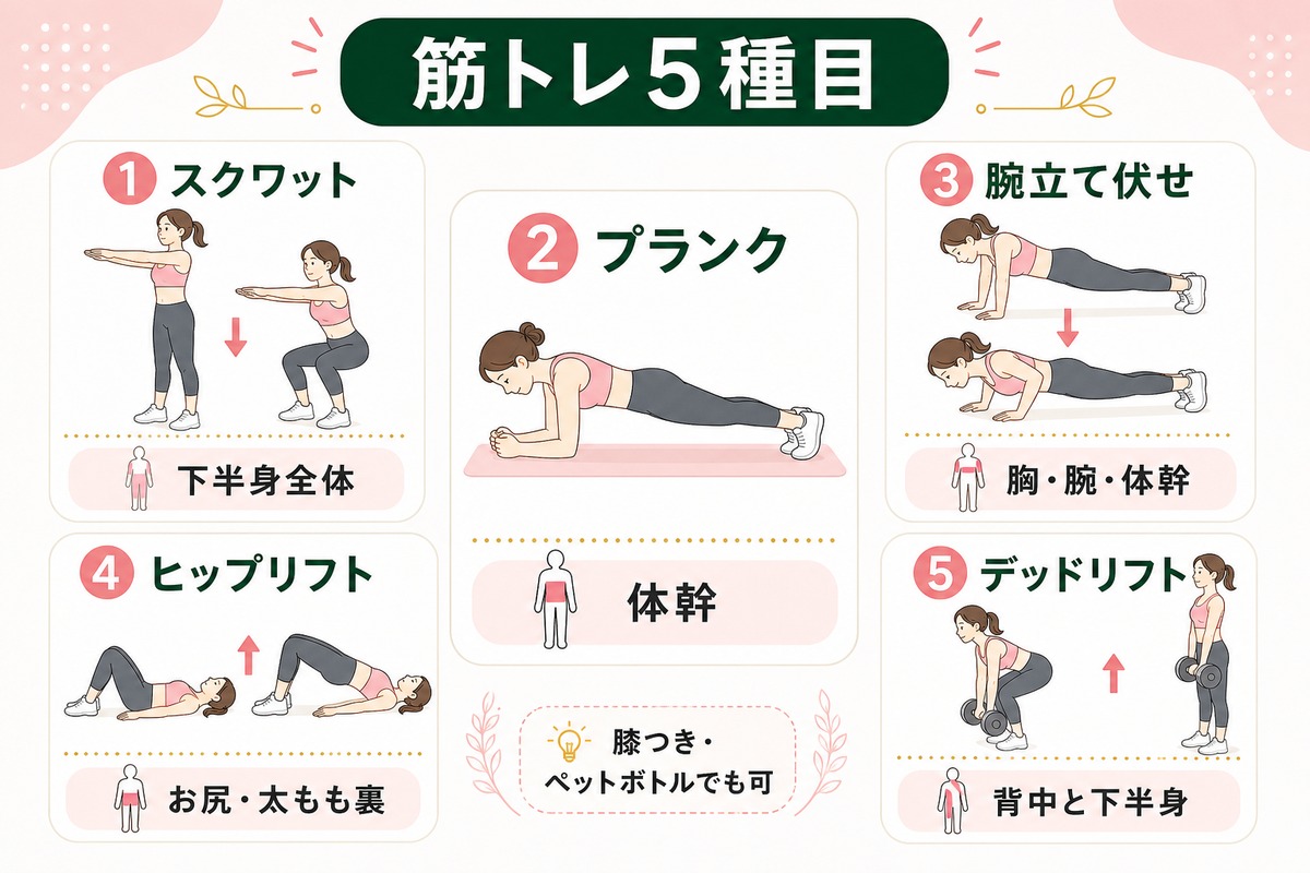 内臓脂肪を減らす運動と筋トレ！消費カロリーを上げる方法を紹介