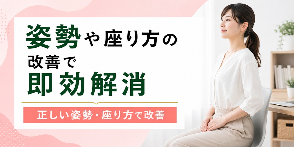 ぽっこりお腹を簡単にへこます方法は？姿勢や座り方の改善で即効解消できる？