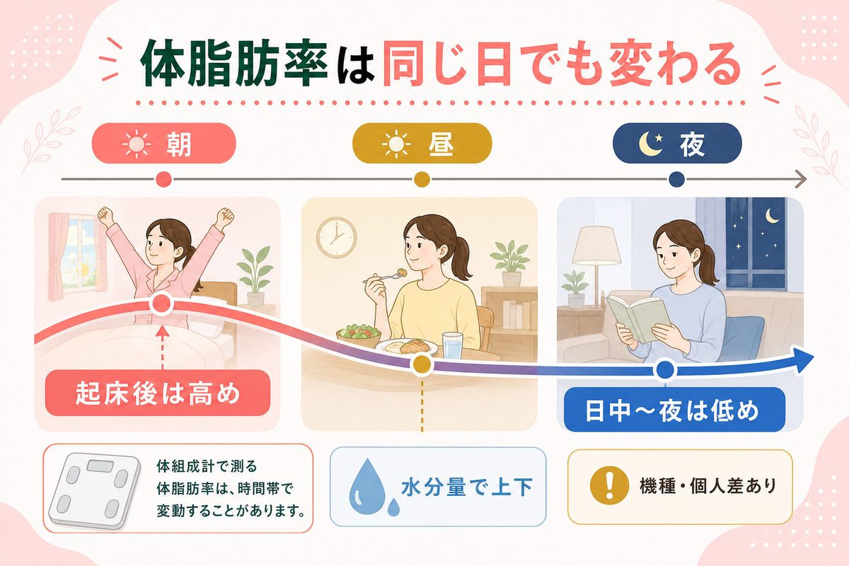 体脂肪率の正しい測り方と計算方法