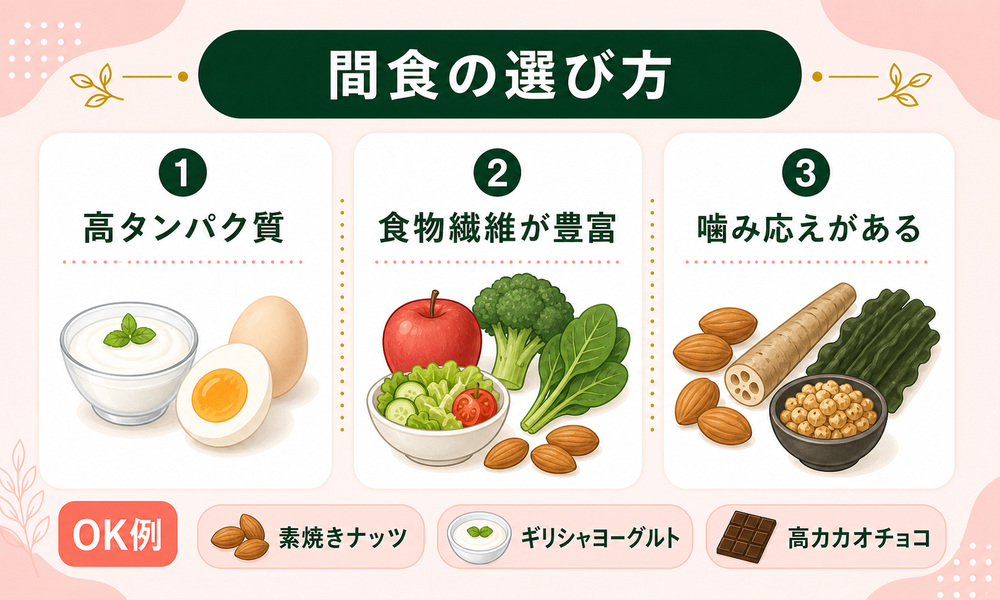 間食OK！おやつ・おつまみにおすすめの痩せる食べ物