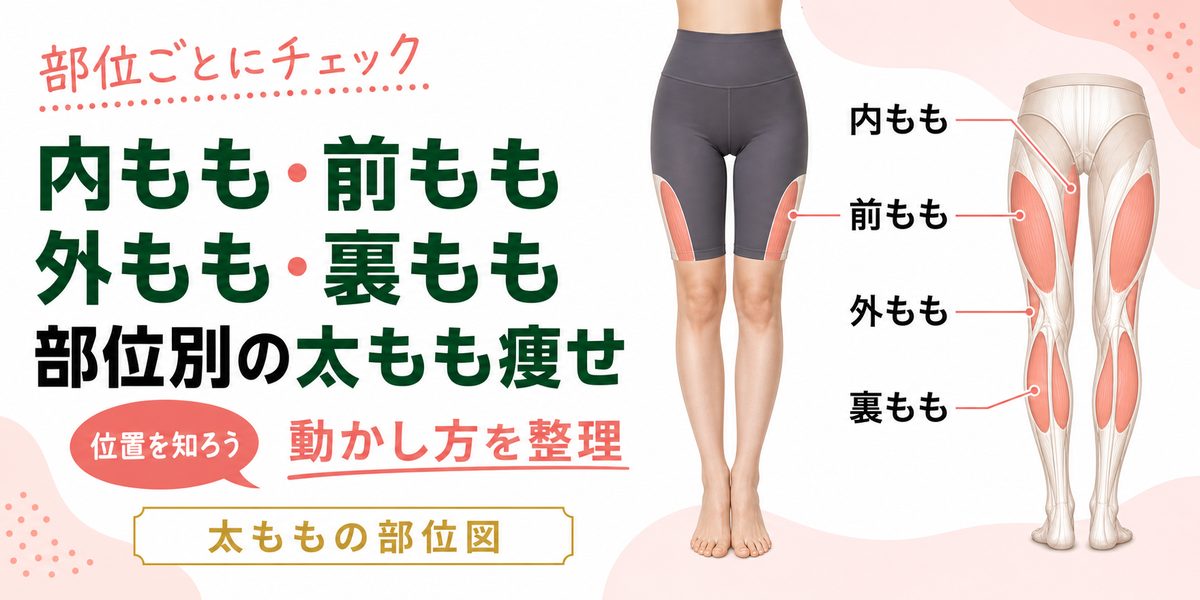 内ももや前ももなど部位別の太もも痩せ