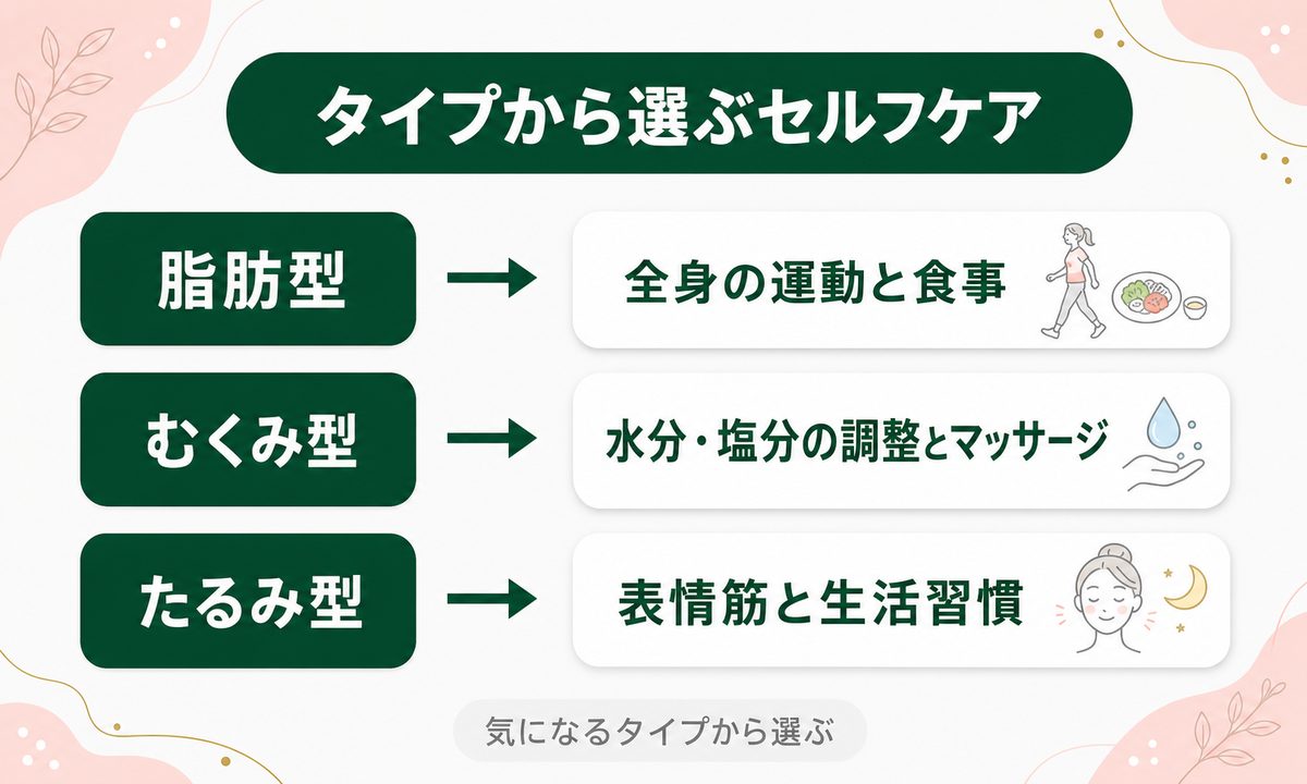 顔痩せの方法は?自力でできるセルフケアの全体像