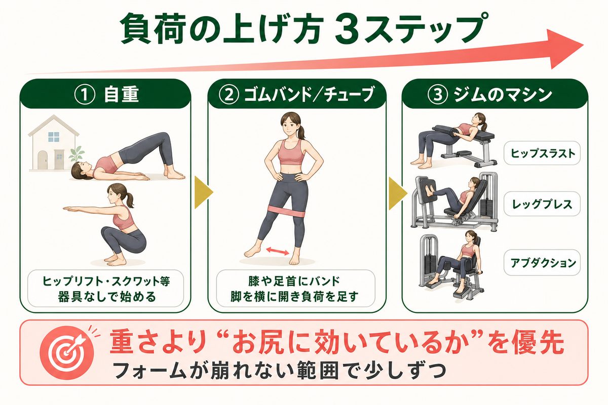 筋トレやストレッチでお尻の脂肪を落とす方法