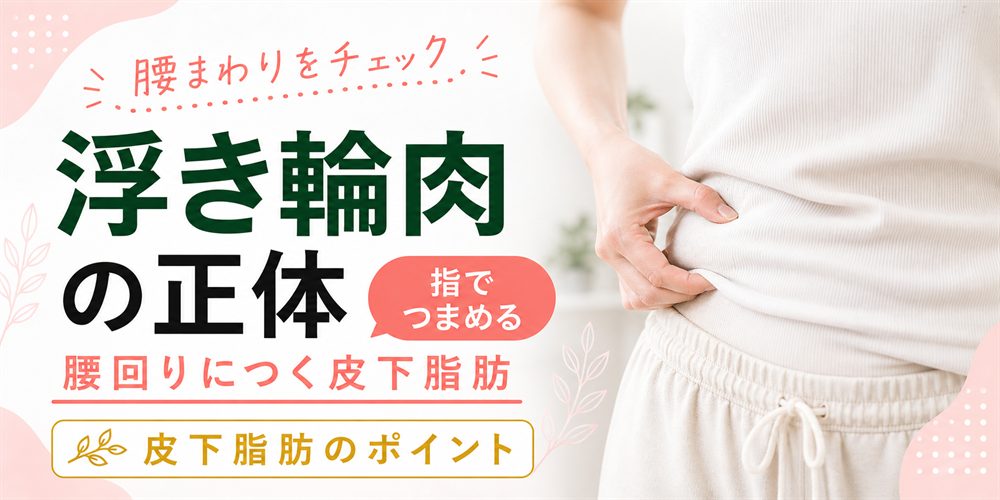 浮き輪肉(腰回りの肉)の正体はつまめる皮下脂肪