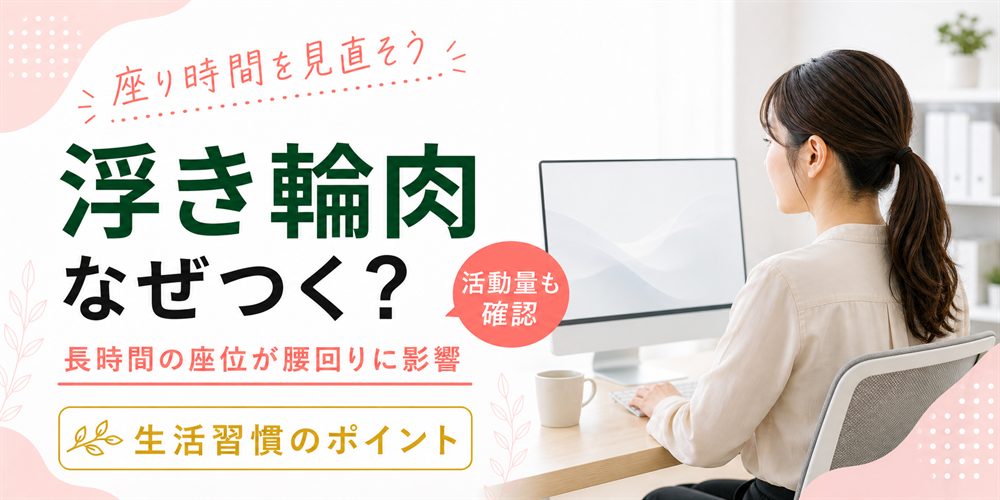 浮き輪肉がつく原因と腰回りに脂肪がつく仕組み