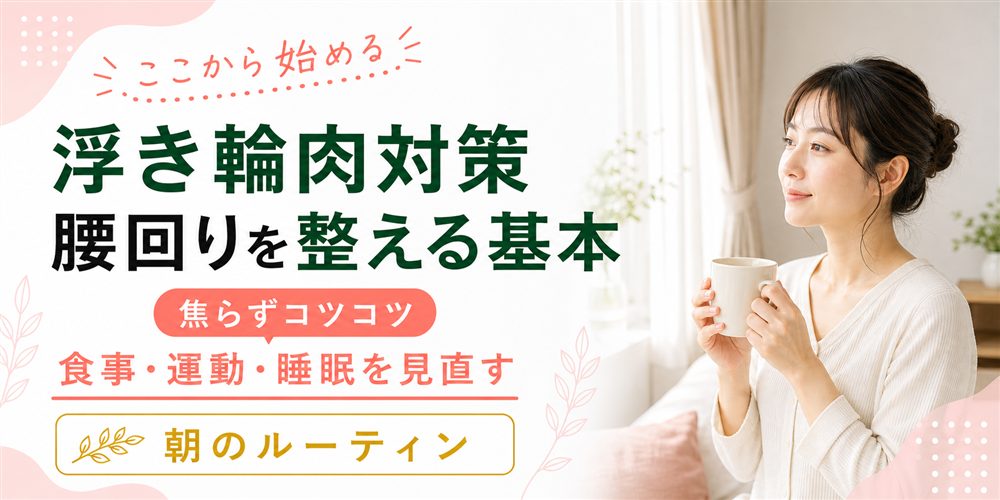 浮き輪肉を落とす方法は？腰回りの肉を落とす基本