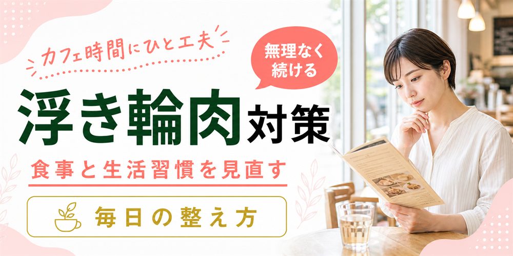浮き輪肉を落とす食事と生活習慣の見直し方