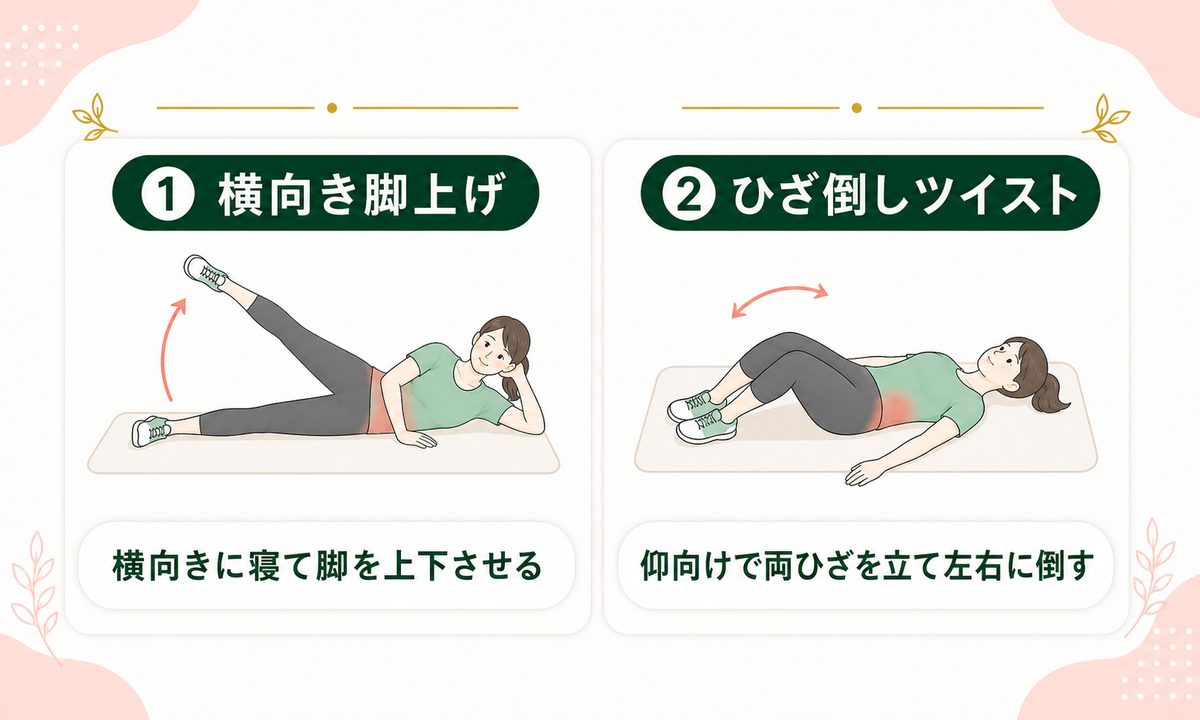 寝ながら・腰回しで浮き輪肉は落ちる？できることとできないこと