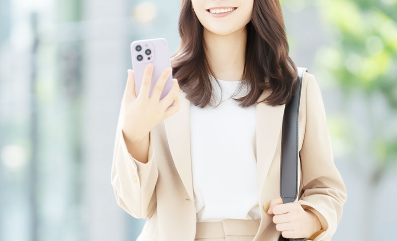 健康的に日常生活を送る女性のイメージ