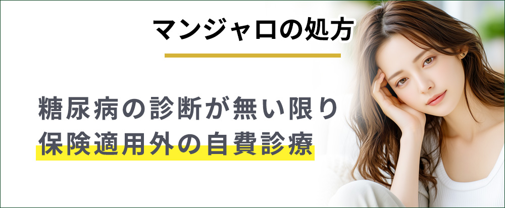 マンジャロの保険適用について